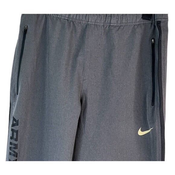Nike Army Men's Athletic Joggers Pants Workout Size Medium Gray 29x31 Drawstring - Picture 6 of 9
